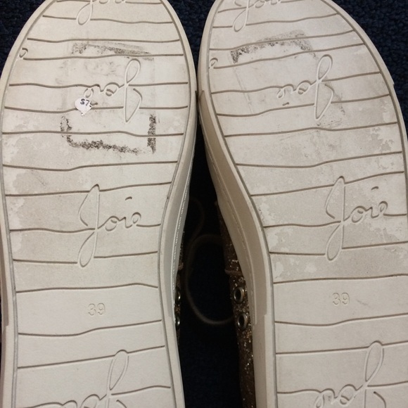 Joie Dakota Gold Sequin Sneaker - Picture 7 of 7